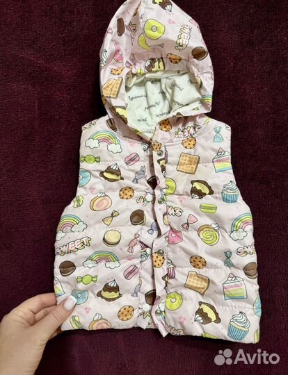 Жилетка для девочки 80