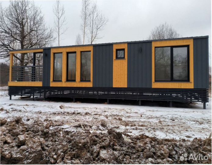 Каркасный дом на дачу, теплый 60 м кв Артикул бн-1920