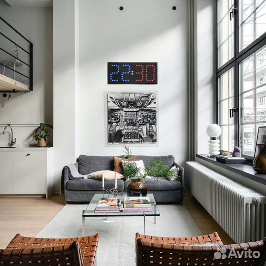 Настенные Бинарные часы Clo 01 WF