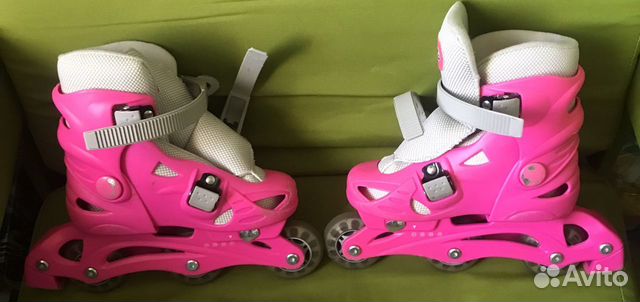 Роликовые коньки для девочки (раздвижные)