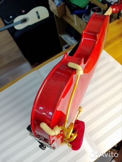 Мостик для скрипки FiddlermanSR-01S 1/2 красный