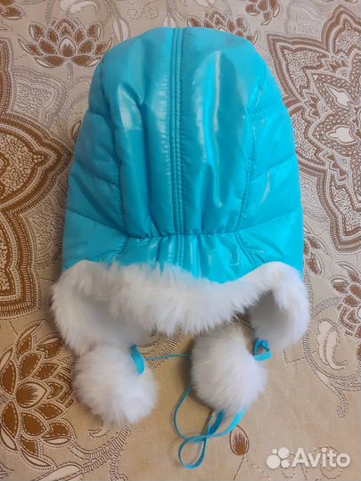 Шапка р.52 ушанка зимняя (Россия) сост.новой