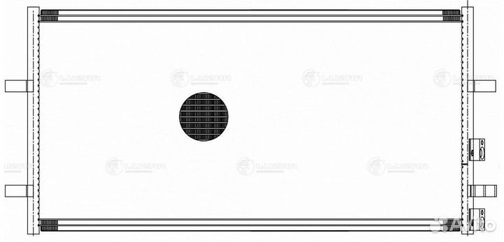 Радиатор кондиционера Форд Транзит 06