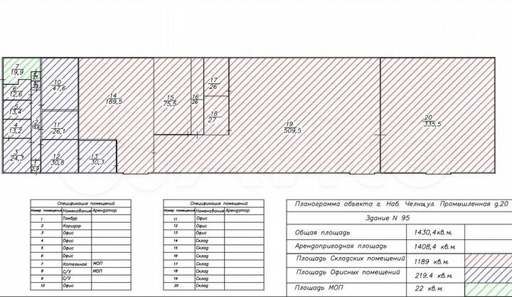 Теплый бокс- 664 м²