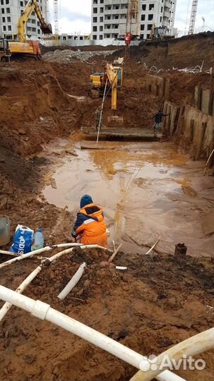 Строительное водопонижение иглофильтрами