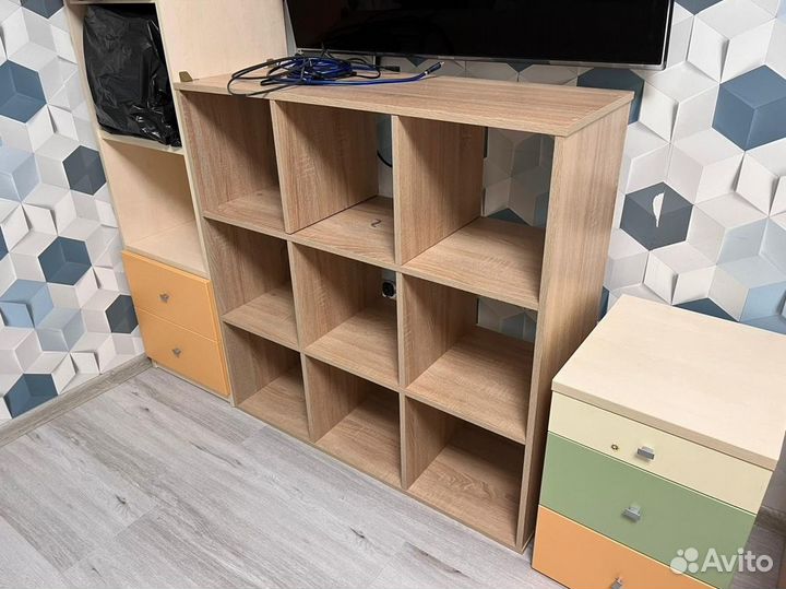 Стеллаж / Модуль / Стеллаж деревянный