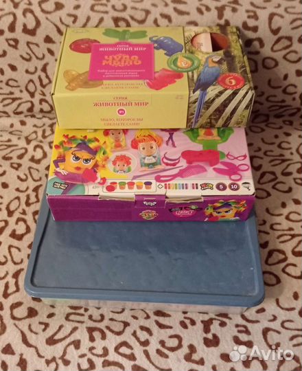 Кинетический песок, наборы для творчества