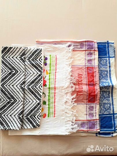 Кухонные полотенца лен хлопок бу