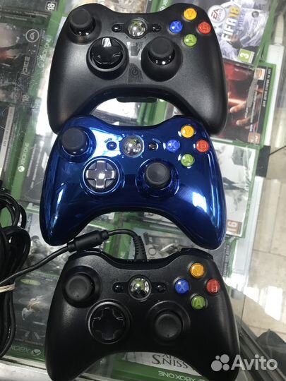 Джойстик/геймпад проводной и беспроводной xbox 360