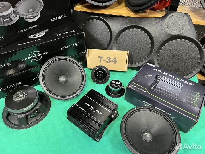 Комплект громкого фронта AP-M81SE VS T-34 (3х20