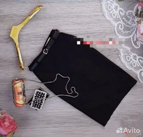 Юбка замшевая новая