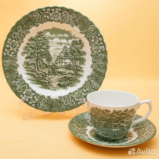 Чайная тройка фарфор