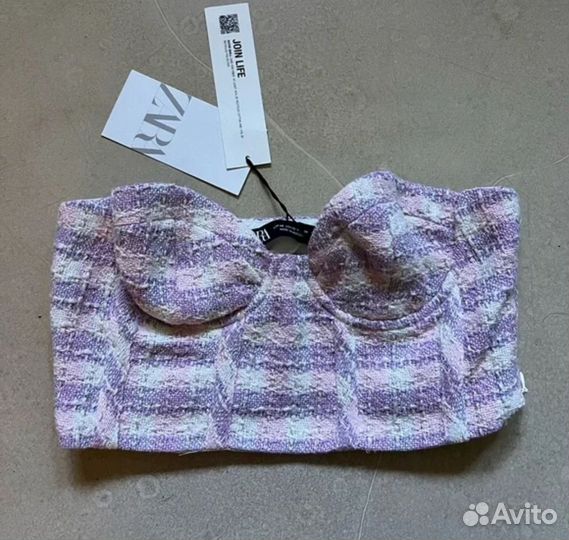 Топ Zara твид оригинал