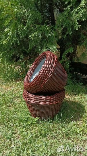 Корзина из ротанга