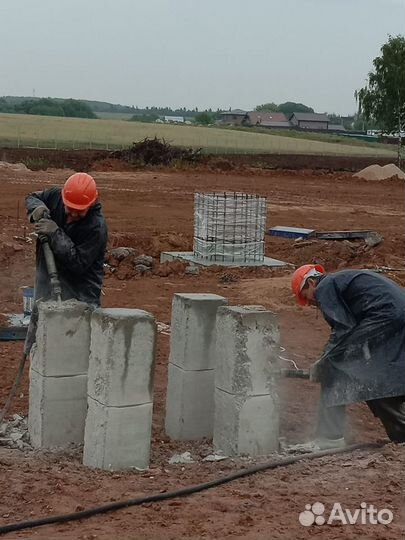 Аренда компрессора с отбойными молотками