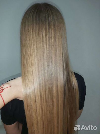 Кератиновое выпрямление волос