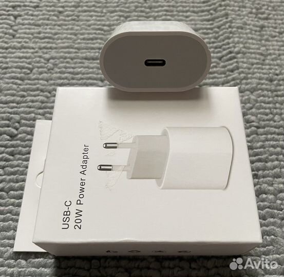 Адаптер apple USB-C 20w блок для iPhone и AirPods
