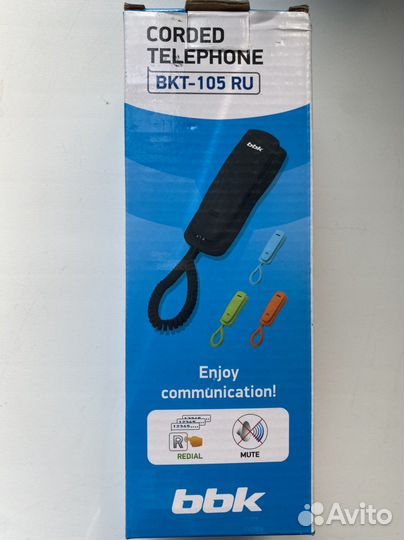 Проводной стационарный телефон bbk bkt-105 ru