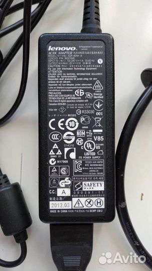 Блок питания для ноутбука lenovo оригинальный