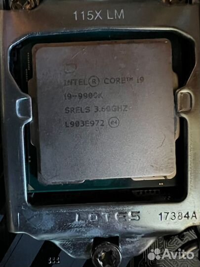 Продаю процессор Intel Core i9 9900k