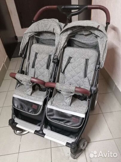 Коляска для двойни carrello connect