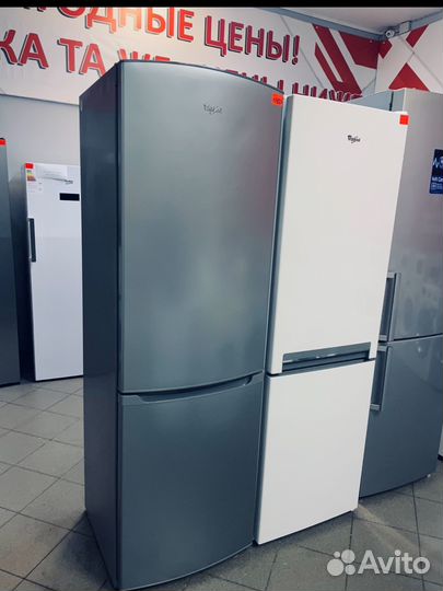 Холодильник Whirlpool серебристый