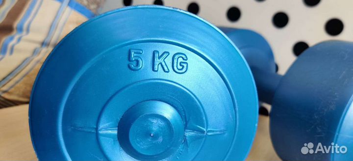Гантели 5кг каждый