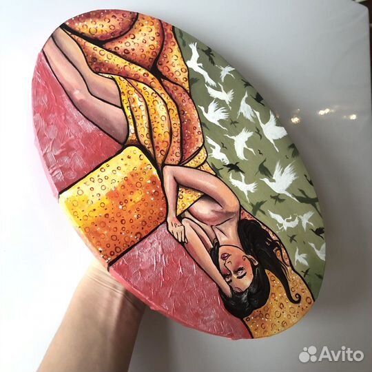 Сладкий сон» картина на холсте спящая девушка