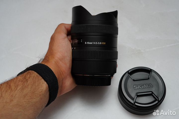 Объектив Sigma AF 8-16mm f/4.5-5.6 DC HSM Canon EF