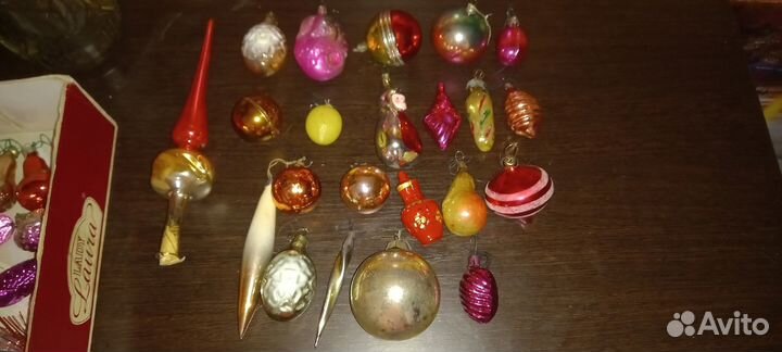 Елочные игрушки СССР советские прищепки