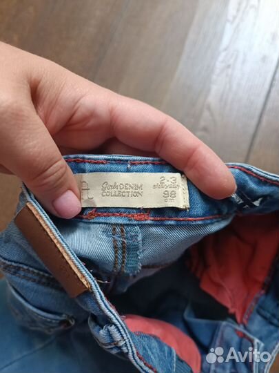 Джинсы для девочки 98