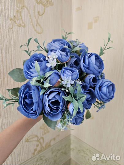 Искусственные цветы, новые, пионы, розы