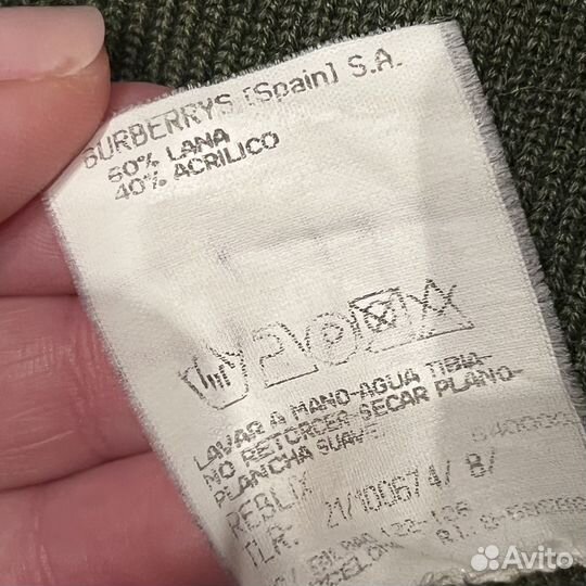 Винтажный свитер Burberry's