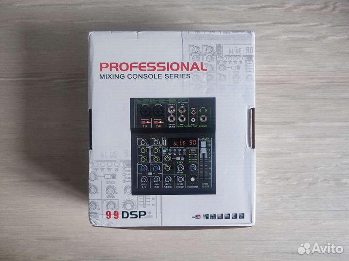 Микшерный пульт Lomeho PRO Bluetooth USB, новый