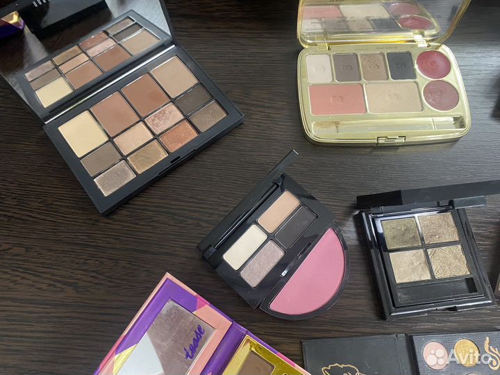 Палетки: Charlotte, Nars, Dolce, Bobbi Brown,Tarte