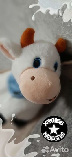 Мягкая плюшевая игрушка Корова