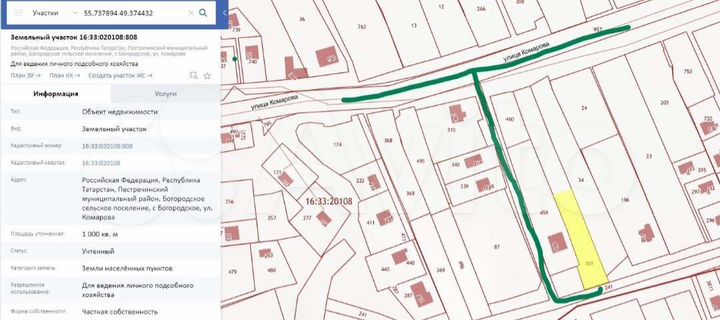 Участок 10 сот. (ИЖС)