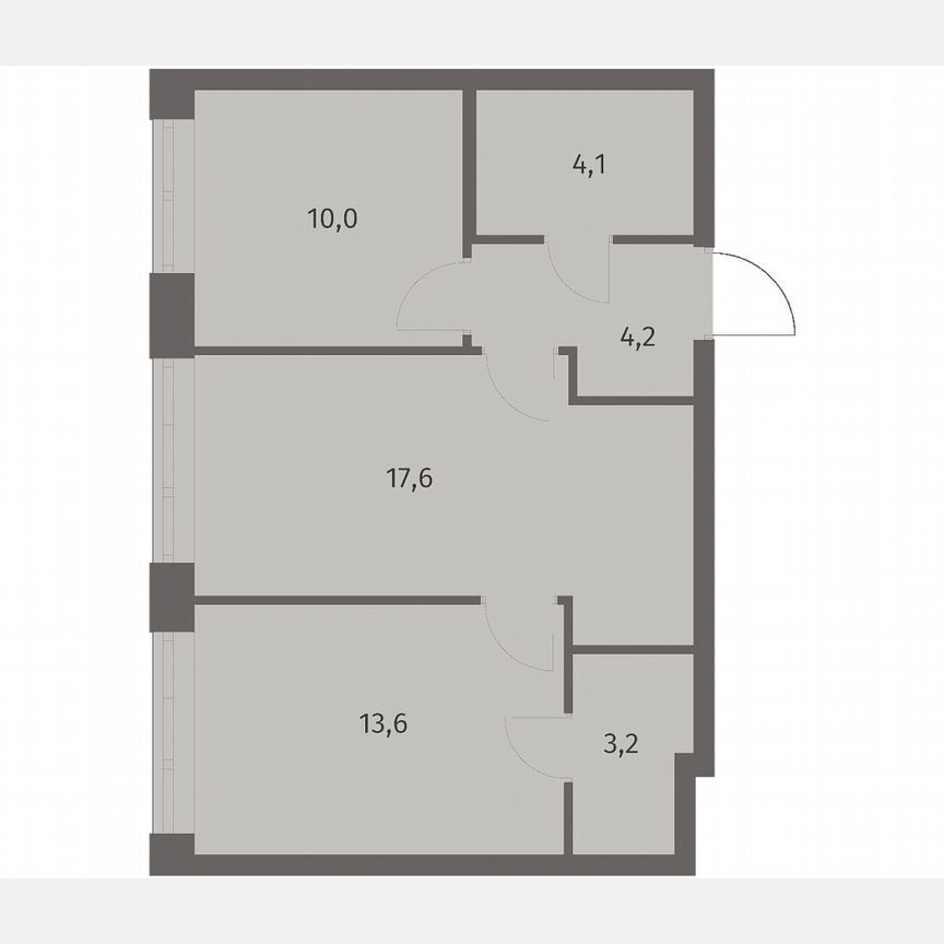 2-к. квартира, 52,7 м², 3/11 эт.