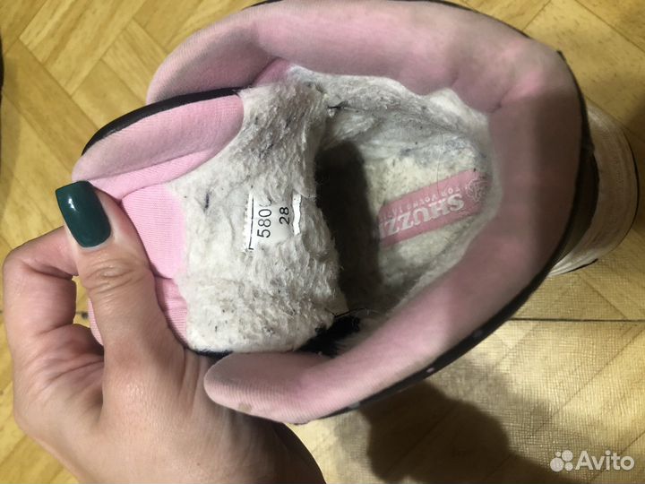 Ботинки для девочки 28 размер