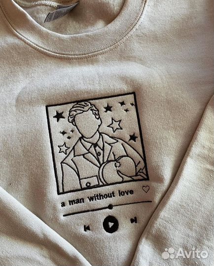 Вышивка на толстовке (на худи, свитшотах)