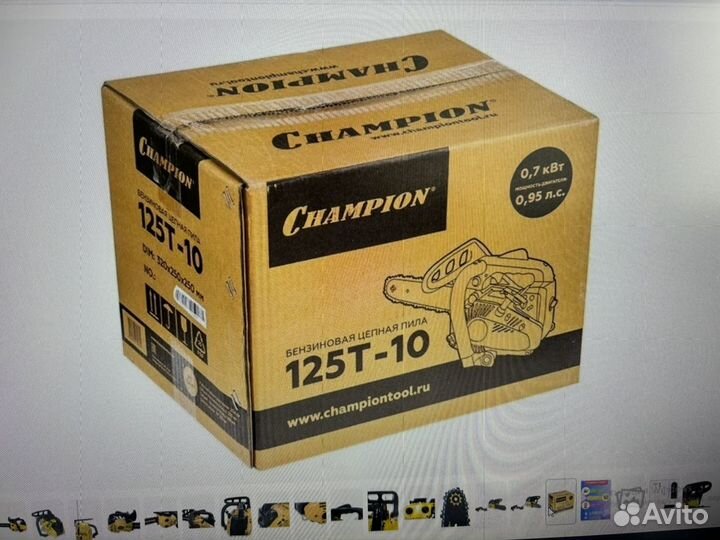 Сучкорез Champion 125t-10, пила huter bs-2300m