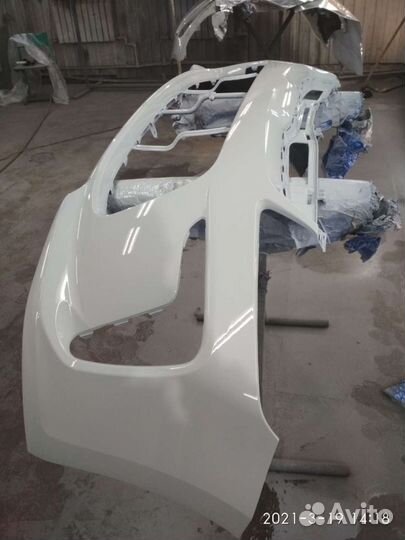 Бампер передний Рио с17 по 20