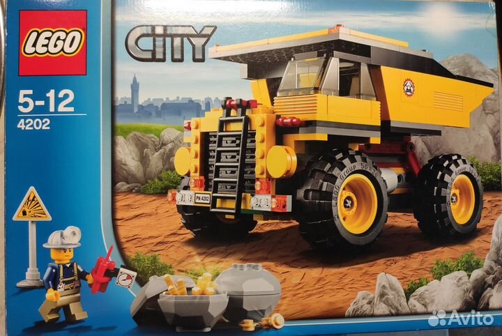 Lego City 4202 Шахтёры Огромный самосвал