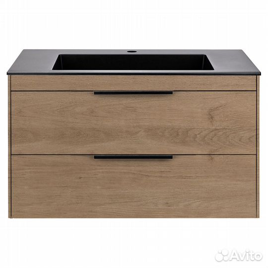 Тумба под раковину Chiara 2D 800 подвесная, 2 вык