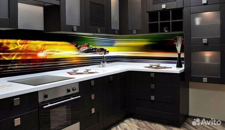 Стекло на дверь с фотопечатью