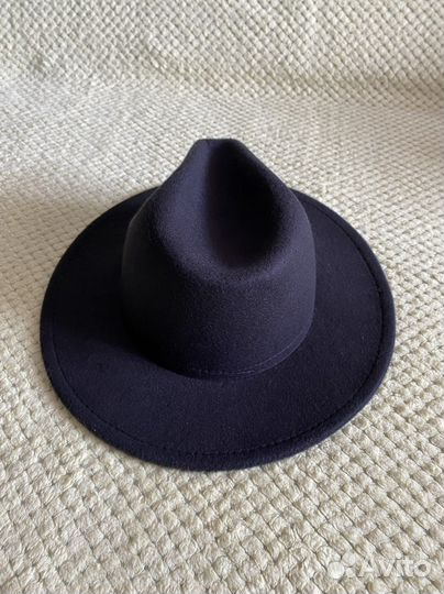 Шляпа фетровая федора