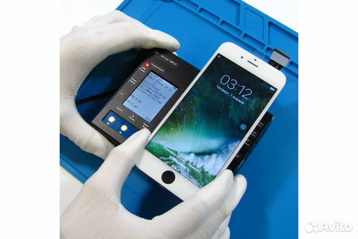 Дисплей Retina iPhone 6 plus белый