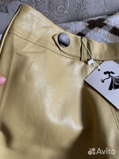 Кожаная юбка