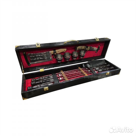 Подарочный кейс с шампурами 