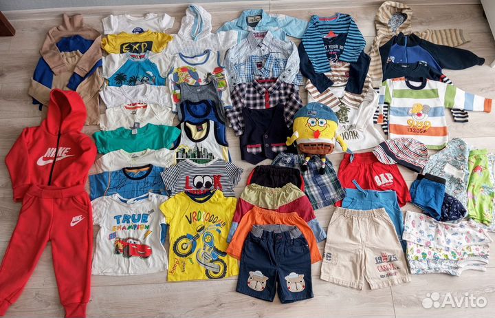 Вещи пакетом для мальчика 86 92